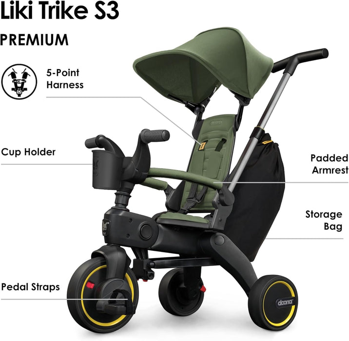 Doona Liki Trike S3, Slate green