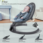 Shop BabyBond Bluetooth Swing, Black, New model at GoodBuy Gear