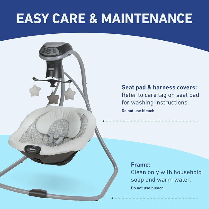 Graco Simple Sway Baby Swing, Abbington