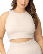Shop Kindred Bravely Sublime Bamboo Maternity & Nursing Longline Bra Top, Busty, Large, Oatmeal Heather at GoodBuy Gear
