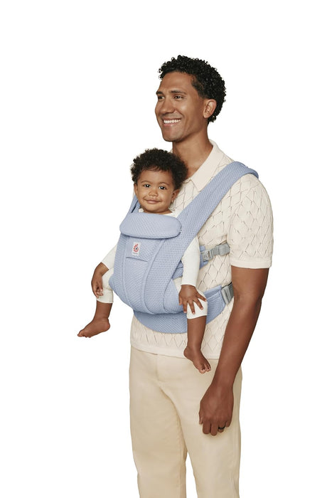 Ergobaby Omni Deluxe Baby Carrier, Serene Blue