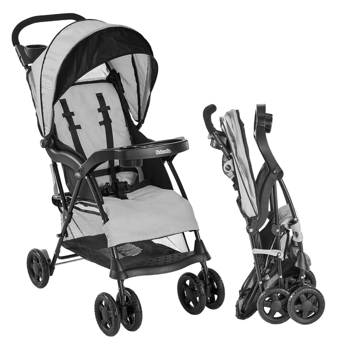 Kolcraft Cloud Plus Lightweight Stroller, Slate Grey, 2025