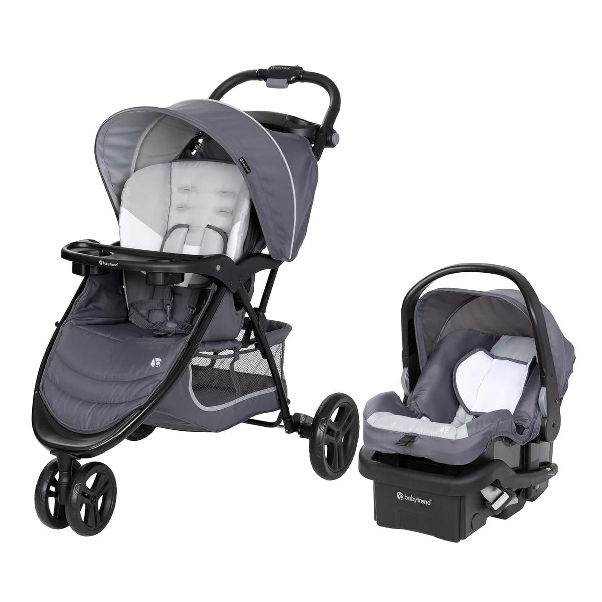 Baby Trend EZ Ride Stroller Travel System, Regular, 2025, Dash Grey ...
