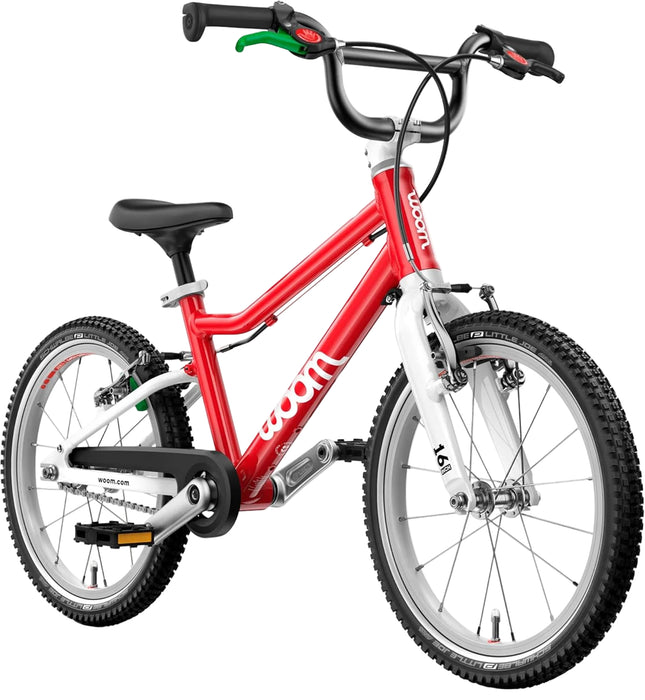 Shop Woom GO 3 Bike "16, Base Model, Woom Red at GoodBuy Gear