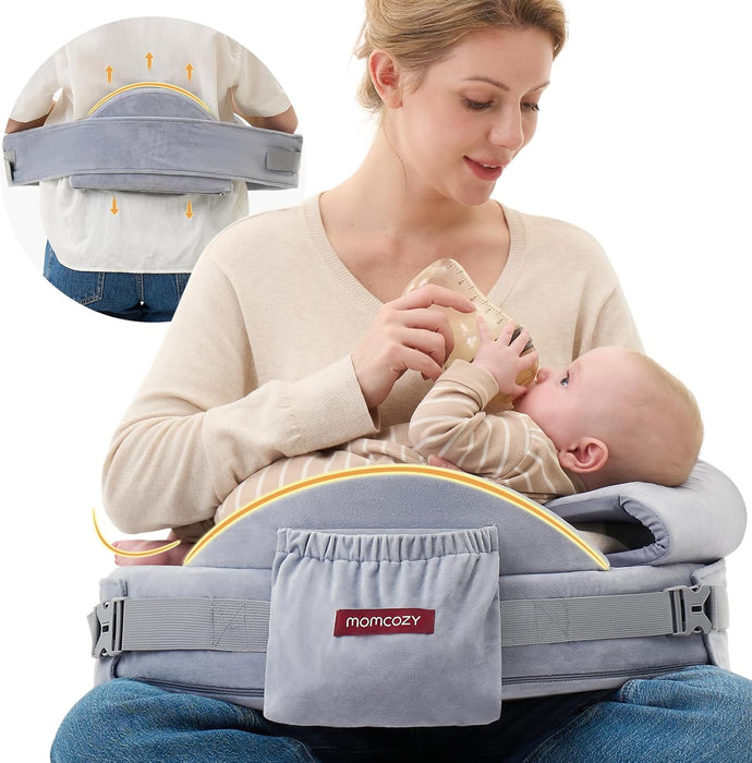 Shop Momcozy MaxSupport Nursing Pillow, Cozy ProGray at GoodBuy Gear