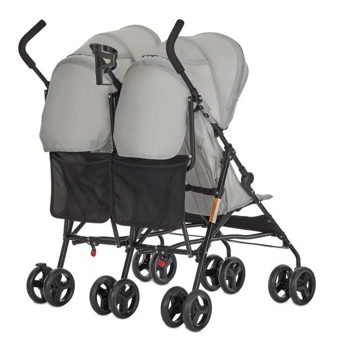 Dream On Me Twin Venture Umbrella Stroller, Light Gray, 2025