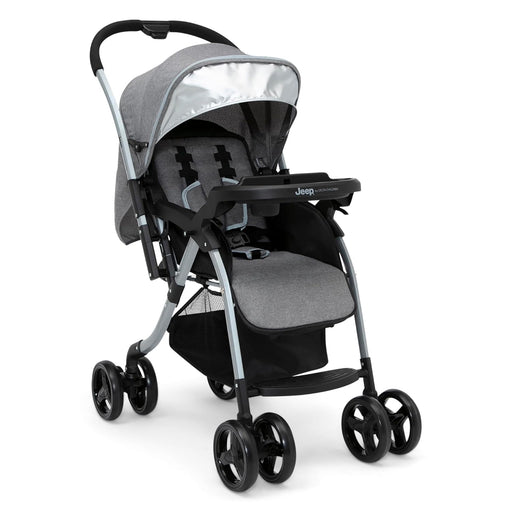 Shop Delta Children Unlimited Jeep Stroller with Reversible Handle, 2023, Grey Tweed at GoodBuy Gear
