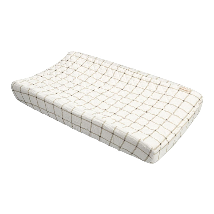 Crane Baby Change Pad Cover, Avery Organic Cotton Check