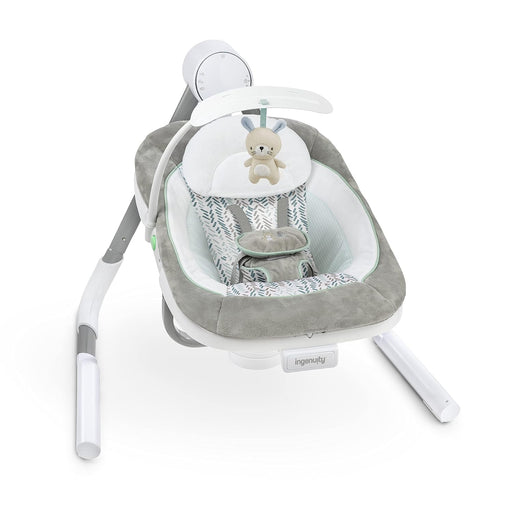 Shop Ingenuity AnyWay Sway Power Adapt Dual-Direction Portable Swing, Spruce at GoodBuy Gear