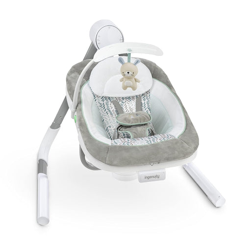 Shop Ingenuity AnyWay Sway Power Adapt Dual-Direction Portable Swing, Spruce at GoodBuy Gear