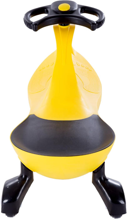 Trademark Ride On Wiggle Car, Yellow