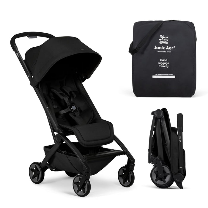 Joolz Aer2 Lightweight Travel Stroller, 2025, Space Black