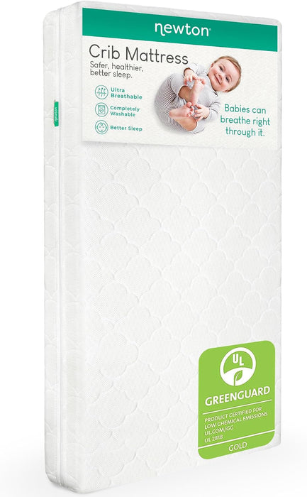Newton Original Crib And Toddler Mattress, White