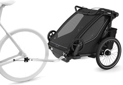 Shop Thule Chariot Sport 2 Bike Trailer, 2024, Black, Double at GoodBuy Gear
