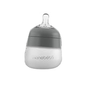 Shop Nanobébé Flexy Silicone Baby Bottle, 5oz, Grey at GoodBuy Gear