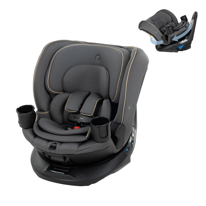Maxi-Cosi Andi 360 Rotating All-in-One Baby Convertible Car Seat, 2025, Escargot