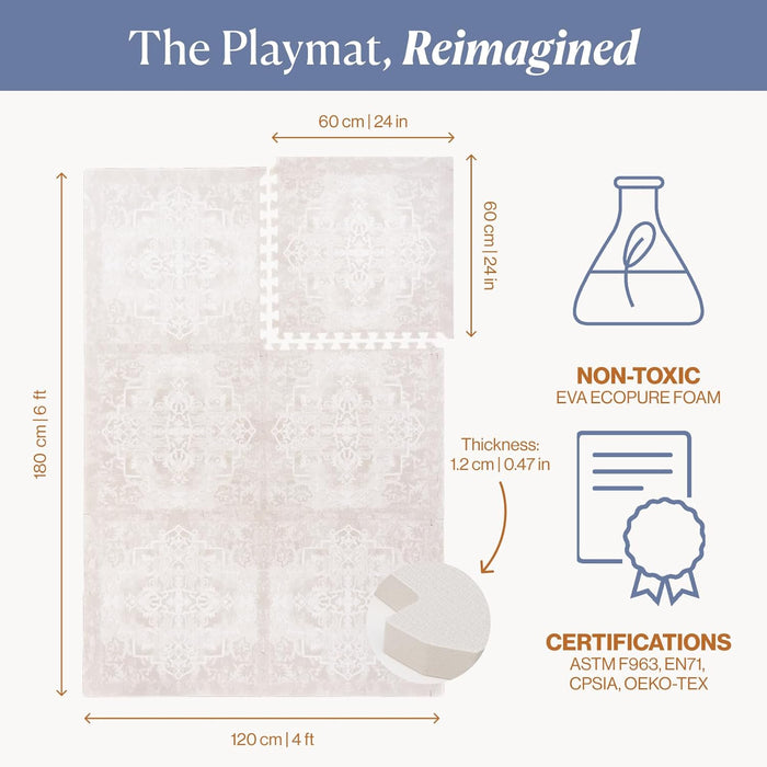 Toddlekind Haven Playmat, Millet, Parisa, 6x12