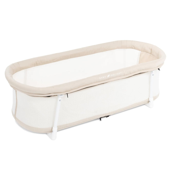 Baby Delight Snuggle Nest Portable Infant Bassinet, Organic Oat