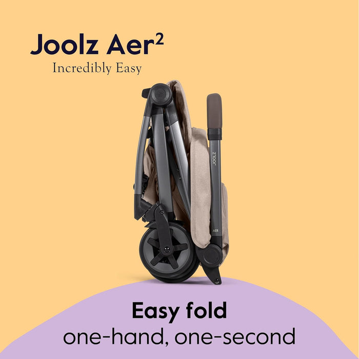 Shop Joolz Aer2 Lightweight Travel Stroller, Sandy Taupe, 2025 at GoodBuy Gear