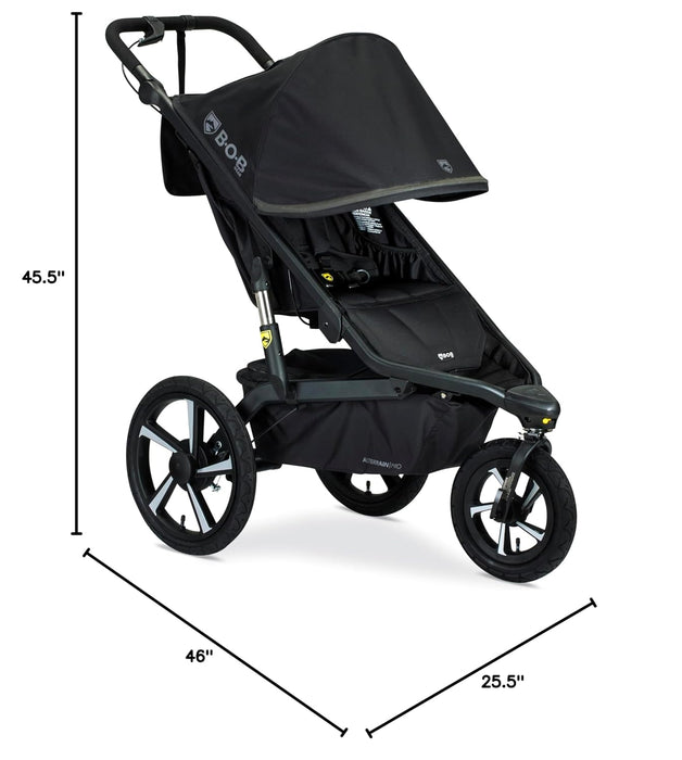 BOB Alterrain Pro Jogging Stroller, Black, 2025