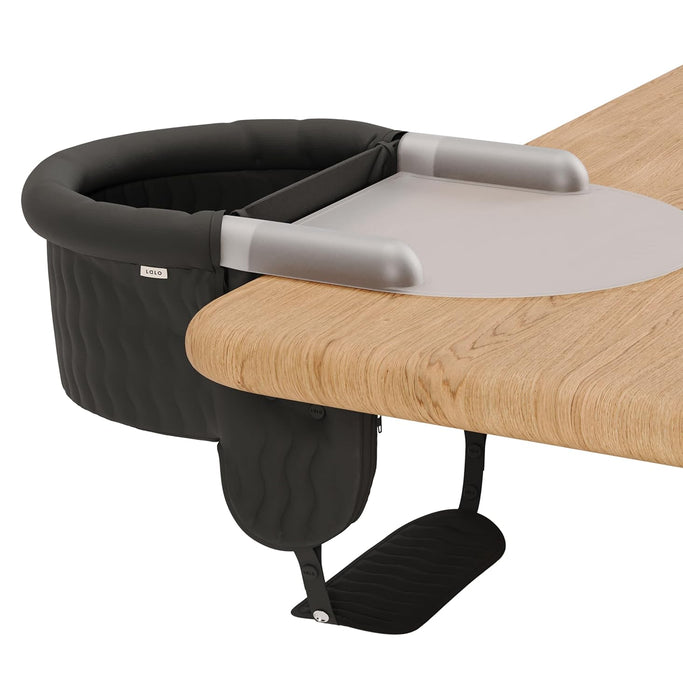 Lalo Hook-On High Chair, Licorice