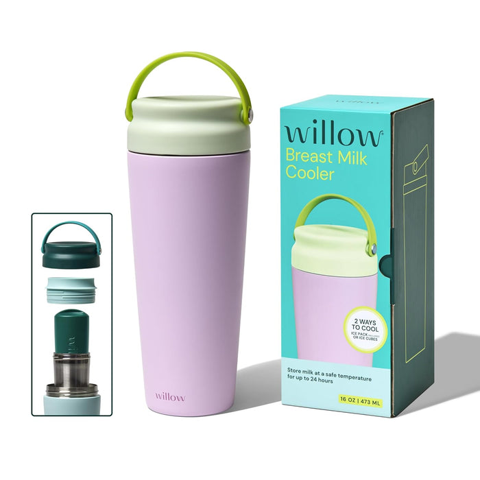 Willow Portable Breastmilk Cooler, Hydrangea