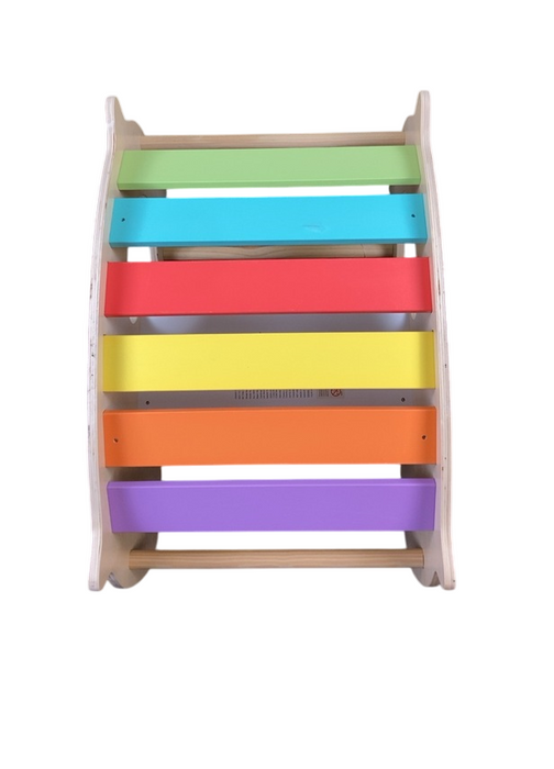 Shop Olakids Wooden Seal Arch Rocker, Rainbow at GoodBuy Gear