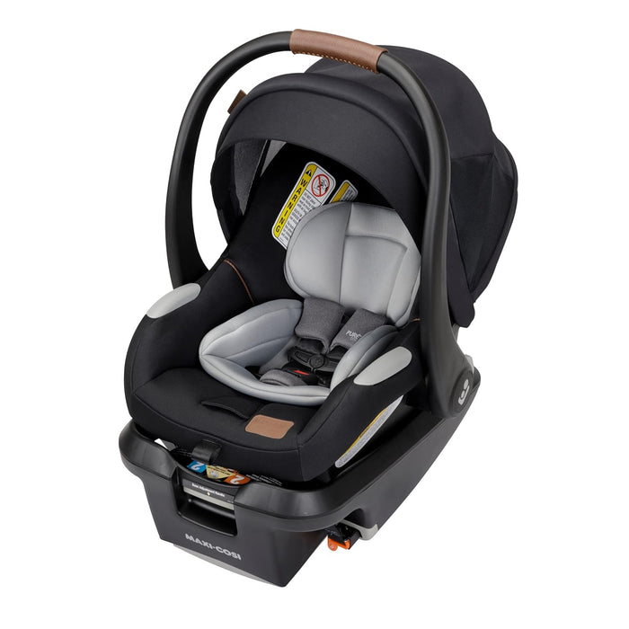 Maxi-Cosi Mico Luxe+ Infant Car Seat, Essential Black, 2025