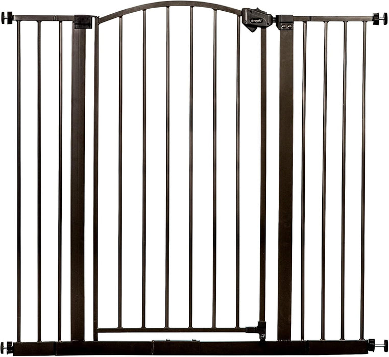 Regalo Arched Decor Safety Gate, Bronze, Metal, 36 Inch
