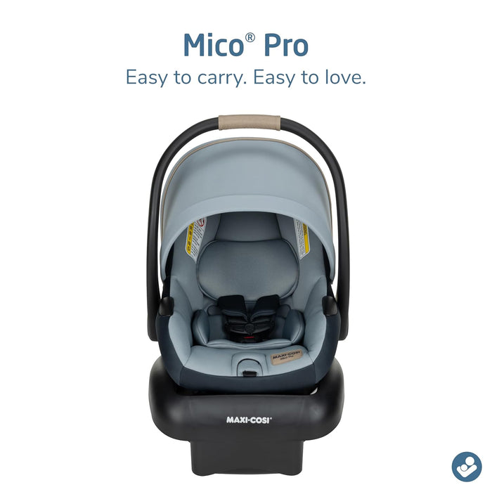 Maxi-Cosi Mico Pro Baby Infant Car Seat, 2025, Sea Scape