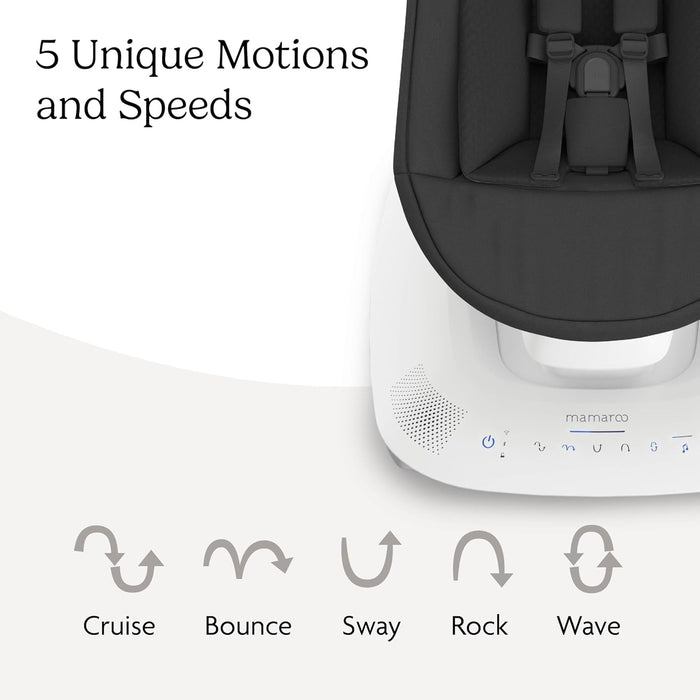 UPPAbaby Mamaroo Smart Swing, Jake (Charcoal Melange)