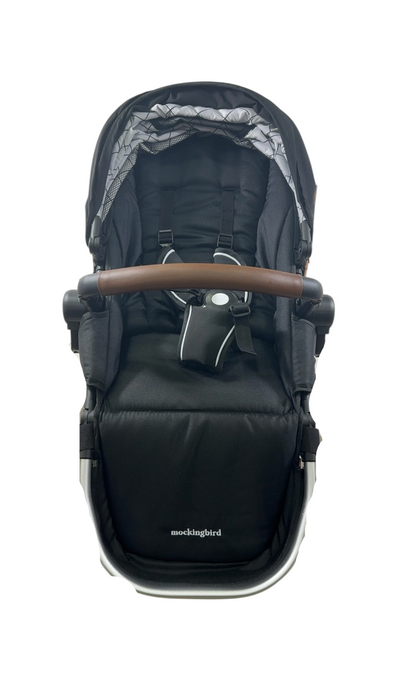 Shop Mockingbird 2nd Seat Kit 2.0, Black, Silver With Penny Leather, Windowpane at GoodBuy Gear