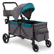 Shop Delta Children Jeep Sport All-Terrain Stroller Wagon, Grey with Blue Moon at GoodBuy Gear