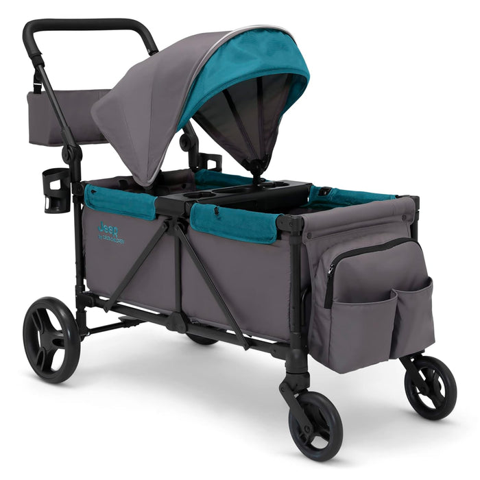 Shop Delta Children Jeep Sport All-Terrain Stroller Wagon, Grey with Blue Moon at GoodBuy Gear