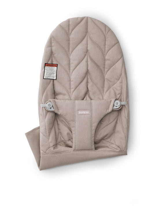 Shop BabyBjorn Bouncer Bliss, Black Frame, Sand Grey Cotton Petal Quilt at GoodBuy Gear