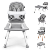 Shop HARPPA 6 in 1 Convertible Baby High Chair, Grey at GoodBuy Gear