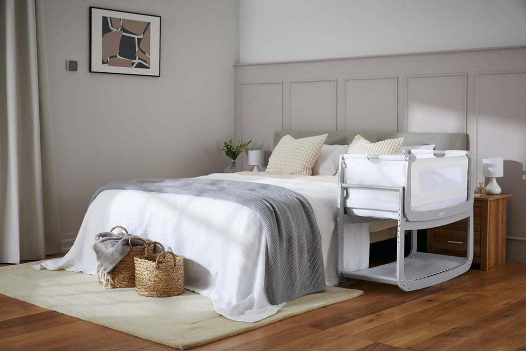 Snuz SnuzPod4 Bedside Bassinet, Dove Gray