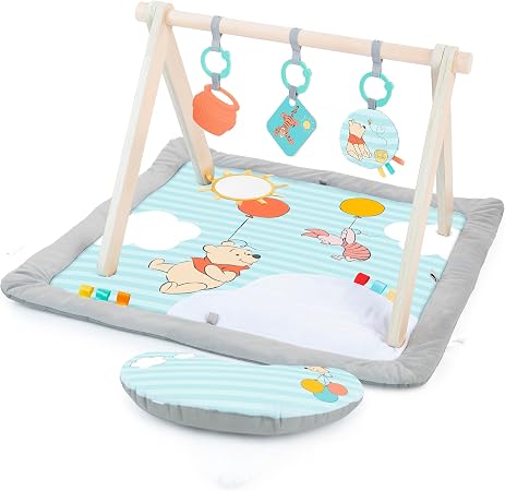 Bright Starts Disney Once Upon a Tummy Time Play Mat, Winnie The Pooh