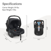Shop UPPAbaby MESA V2 Infant Car Seat, 2025, Jake Charcoal at GoodBuy Gear