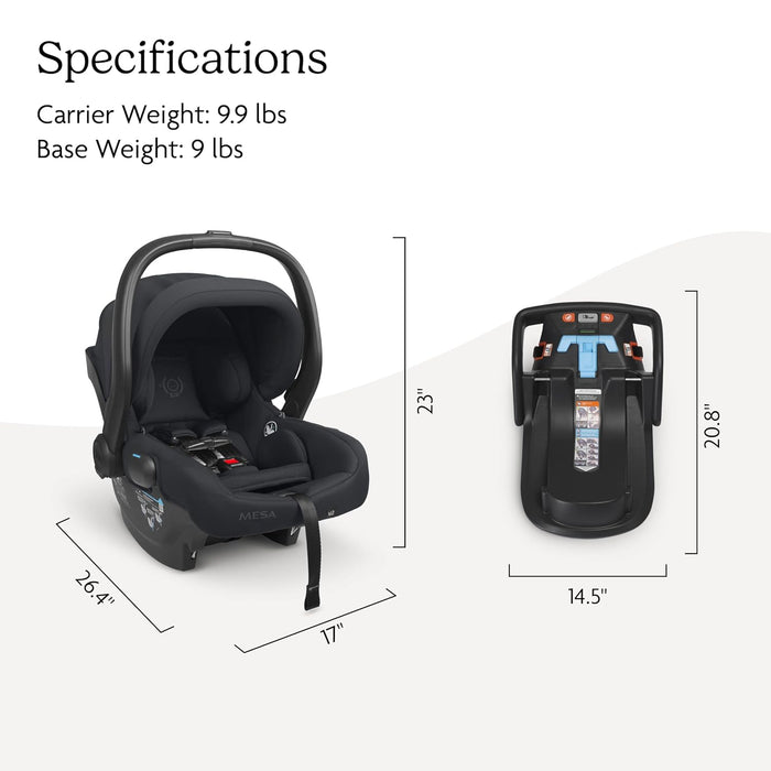 Shop UPPAbaby MESA V2 Infant Car Seat, 2025, Jake Charcoal at GoodBuy Gear