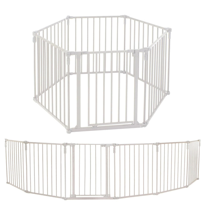 North States 3-in-1 Metal Superyard, Model 4930, Taupe