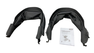 Shop Thule Urban Glide 3 Double Stroller, 2025, Black, Magnetic Harness at GoodBuy Gear