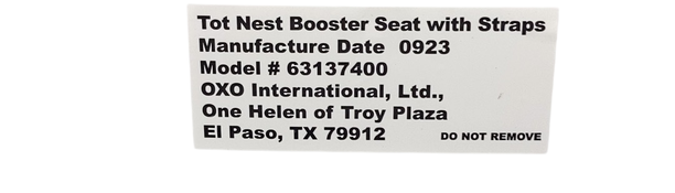 Shop OXO Tot Nest Booster Seat With Straps, Taupe at GoodBuy Gear