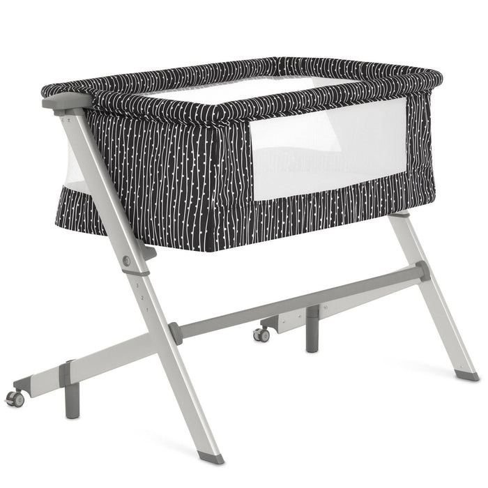 Dream On Me Flora Bassinet, Black and White