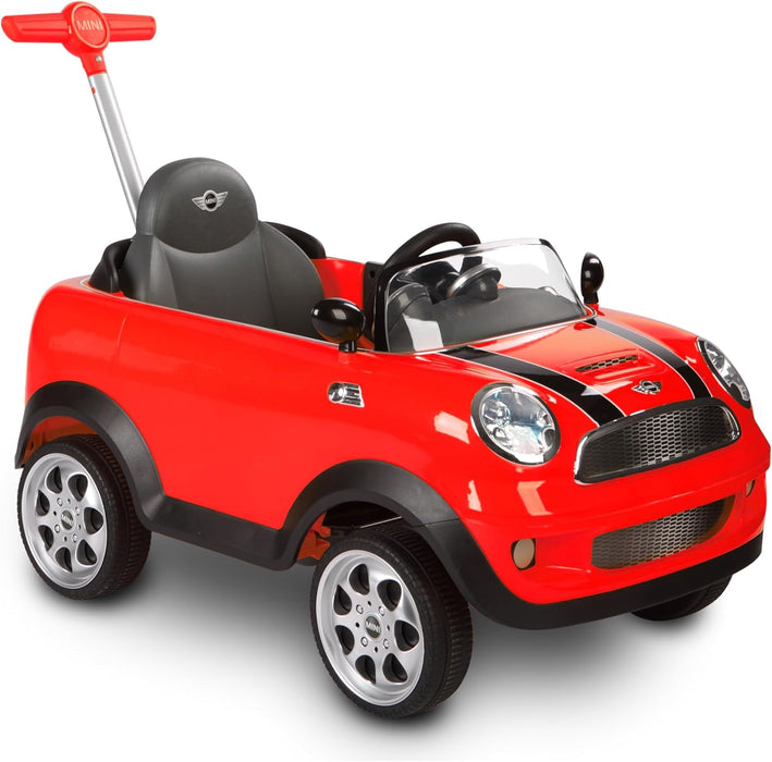 RollPlay Mini Cooper Push Car, Red
