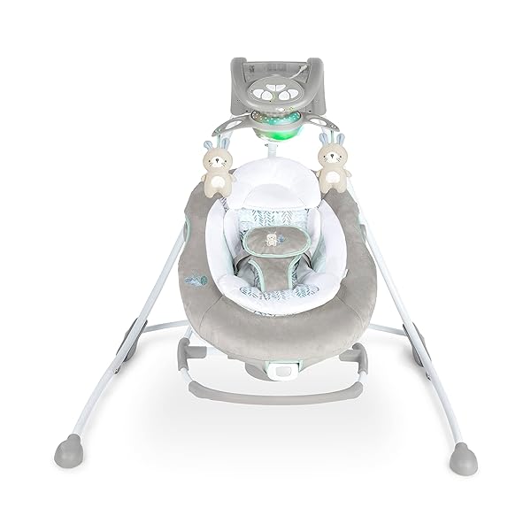 Ingenuity InLighten 2-in-1 Baby Swing And Rocker, Spruce