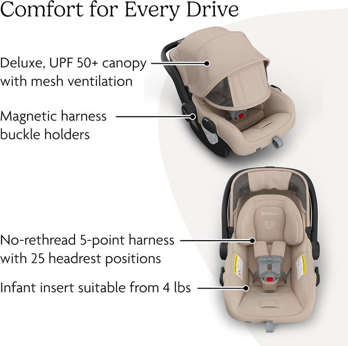 UPPAbaby Mesa V3 Infant Car Seat, 2025, Declan (Oat Melange)