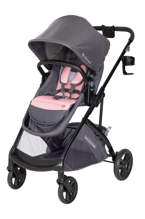 Baby Trend Passport Switch Modular Bassinet Stroller, 2026, Dash Pink