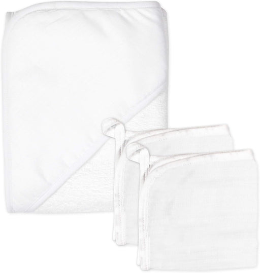 Shop Honest Baby 3-piece Organic Cotton Hooded Towel Set, White at GoodBuy Gear