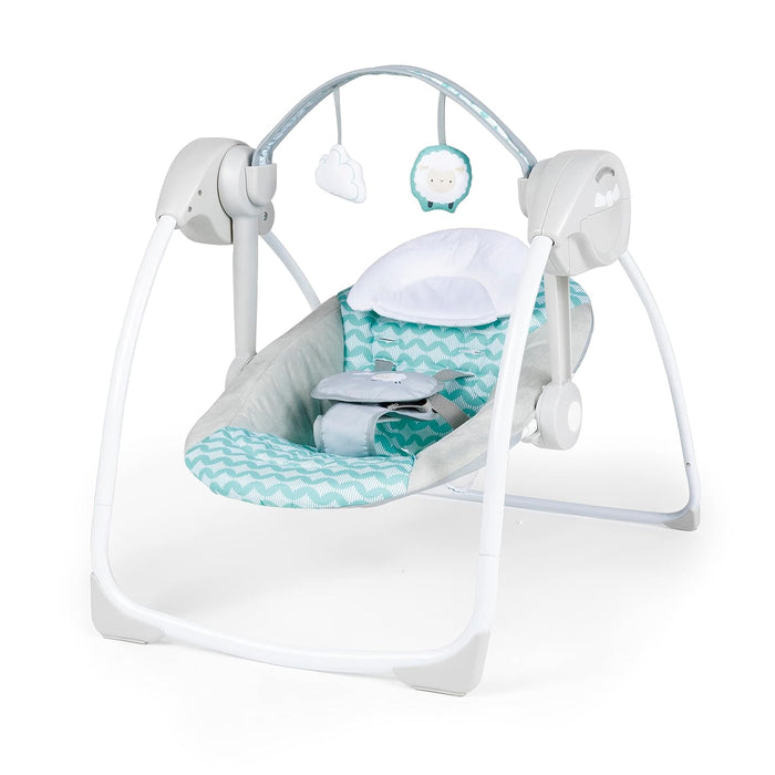 Ingenuity Swingity Swing Portable Baby Swing, Goji